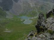 Lac des Cerces en montant a la pointe des Cerces 